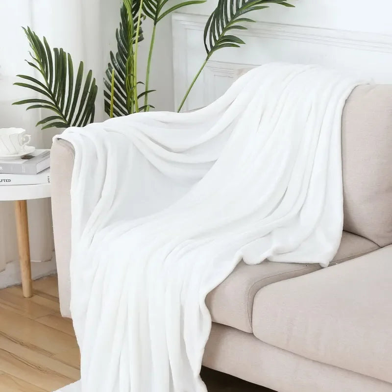 Cozy Velvet Sofa Blanket