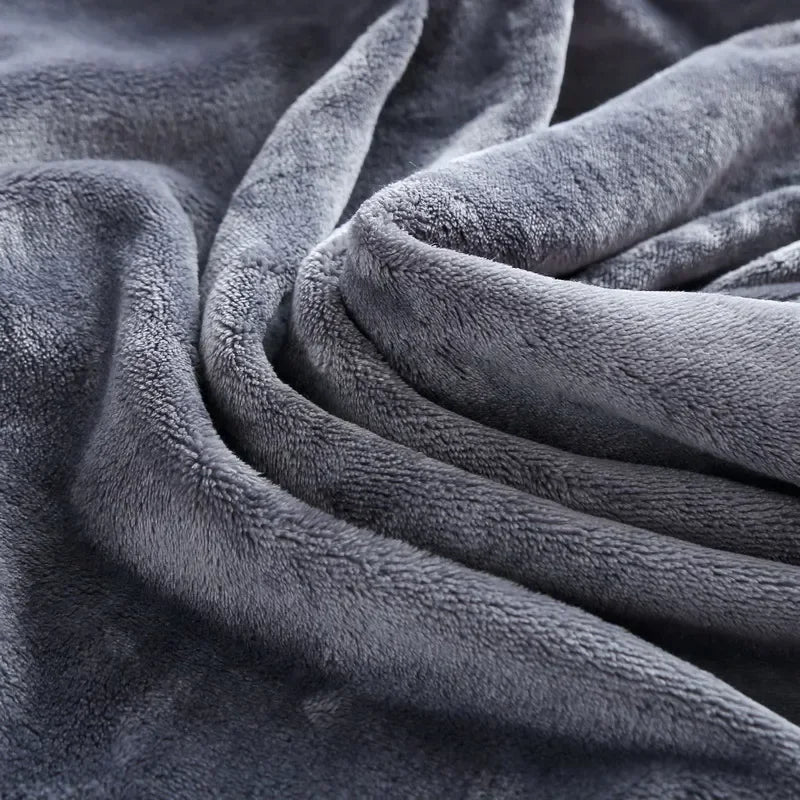 Cozy Velvet Sofa Blanket